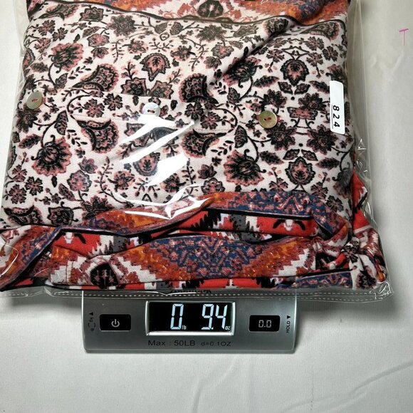 LOGO By Lori Goldstein woman size XL Cotton Modal Button Front Tunic Top - Picture 8 of 8